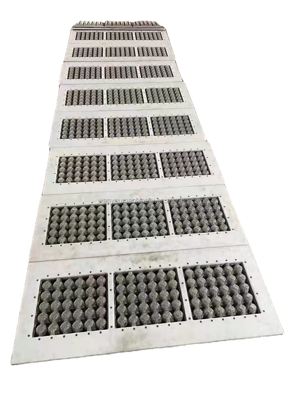 リサイクル 2000pcs/h 紙卵トレイマシン 紙パルス 鋳造マシン 紙パルス トレイ製造マシン
