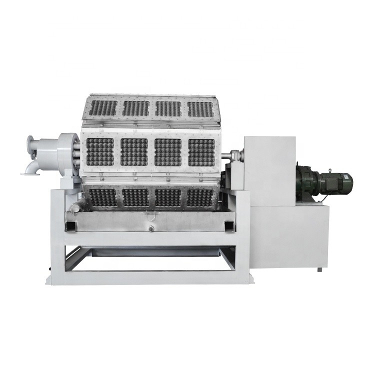 生産量 150~450kg/h ローータリー紙の卵皿 製造機械 パルプ 鋳造 卵箱 機械