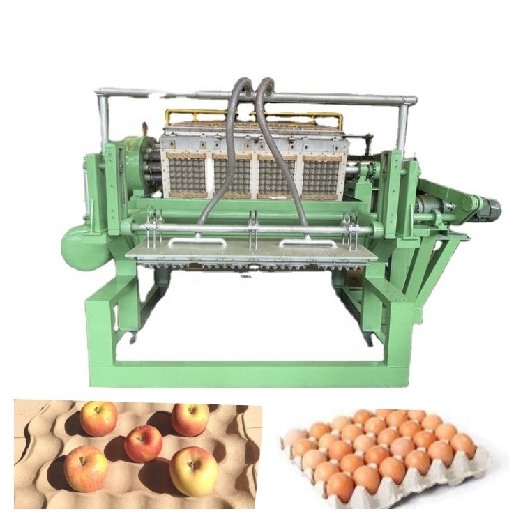 1000~6000枚/時間 7~28m 長さ 卵箱製造機 生産用紙パルプ 鋳造 卵トレイ 機械