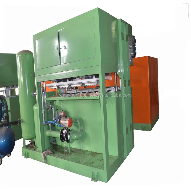 1000~6000枚/時間 7~28m 長さ 卵箱製造機 生産用紙パルプ 鋳造 卵トレイ 機械