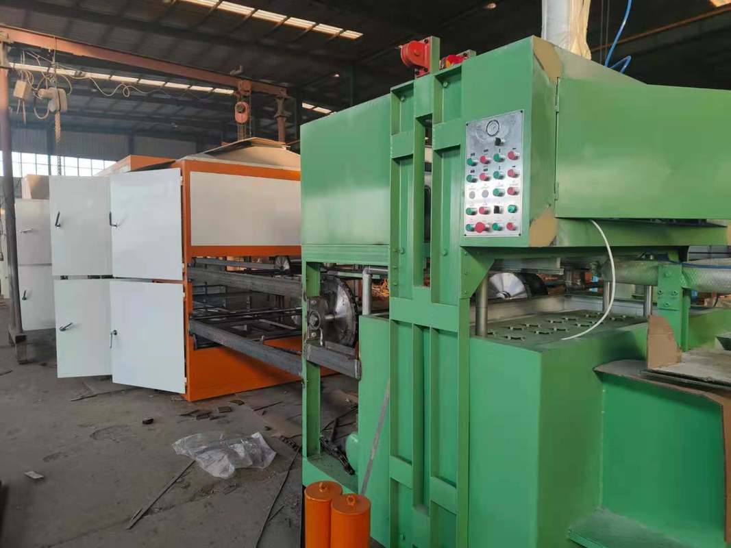 全自動卵トレイ包装機 / パルプ成形装置 / PLC制御付き卵トレイ生産ライン