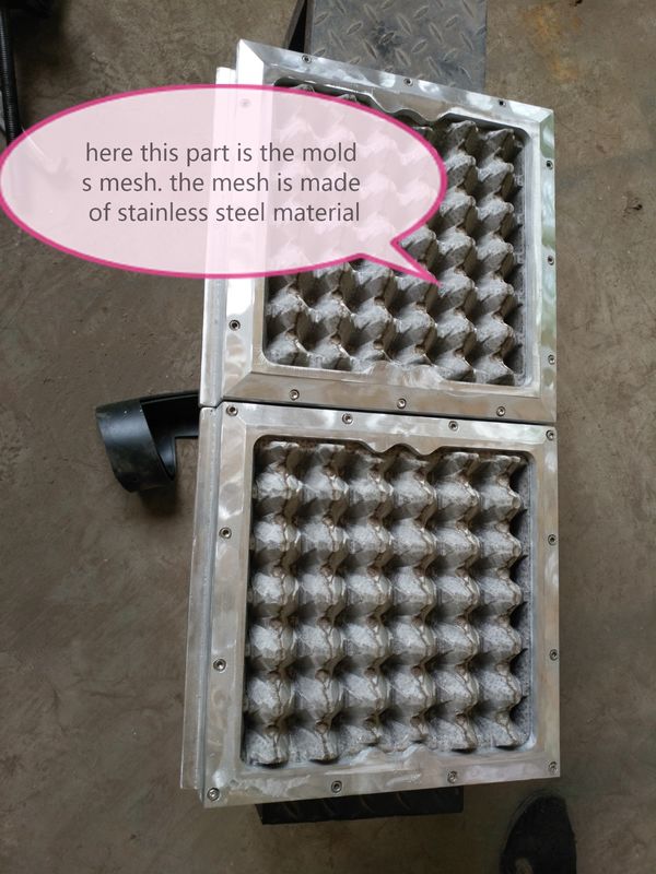 1000pcs/h 1300pcs/h 容量 紙の卵皿 製造ライン 卵皿 / カートン製造機械のためのカスタマイズされたアルミ製造型機