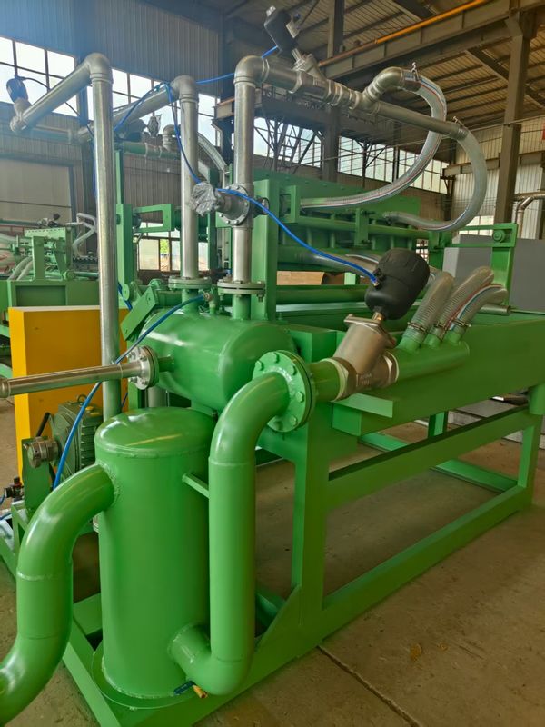 1000個/時 小型半自動再生紙卵トレイ機 パルプ成形機 シンプルな構造 ベアリングモーターギア