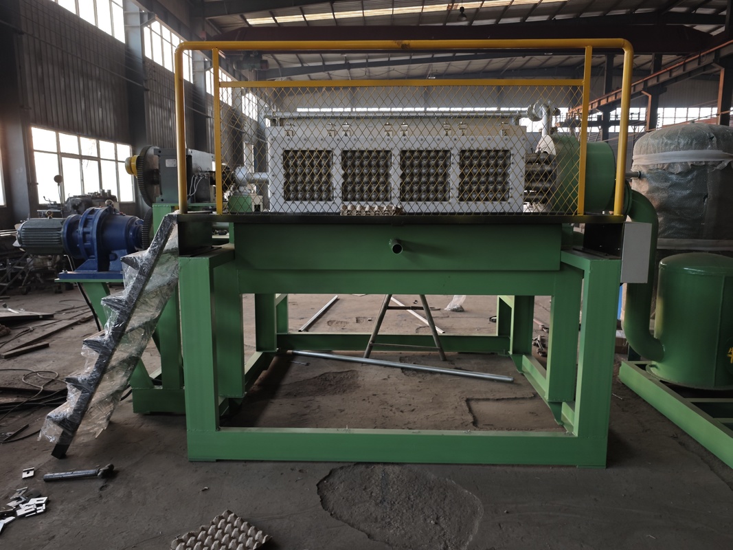 2500-3000個/時 容量 半自動 4*4 金型 卵トレイ製造機 紙パルプ成形 大量生産用