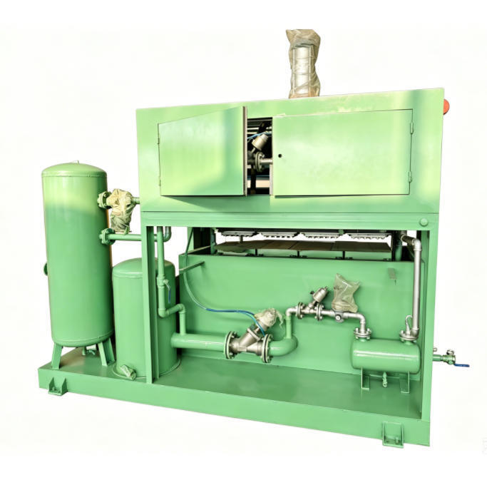 PLC Controlled Paper Egg Tray Making Machine 1500 Pcs/Hour Capacity for Recycling Waste Paper Material into Durable Egg Trays