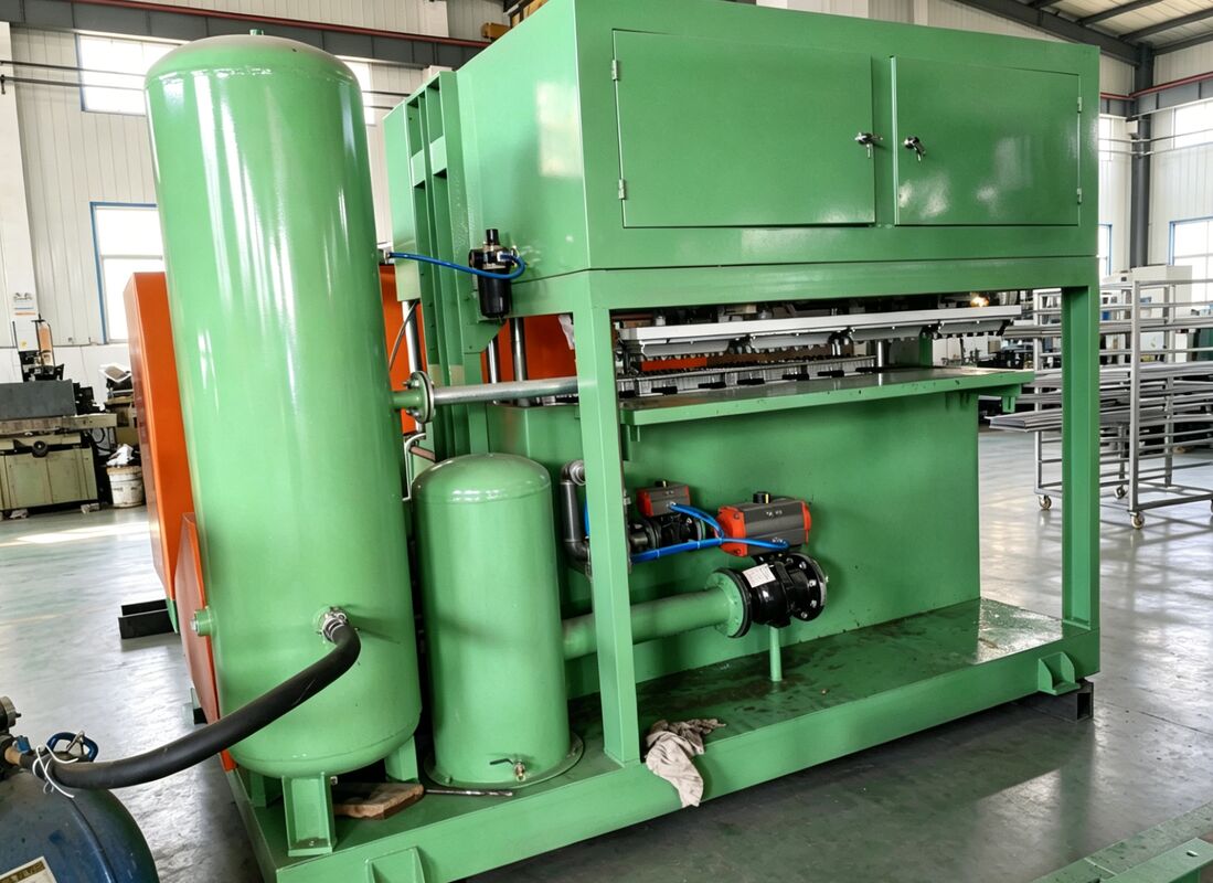 40-65kw 1000-1500個/時間卵トレイマシンEggTray生産ライン、卵トレイ、卵カートン、靴トレイ、保育園トレイ、アルミニウム金型を作るためのPLC制御