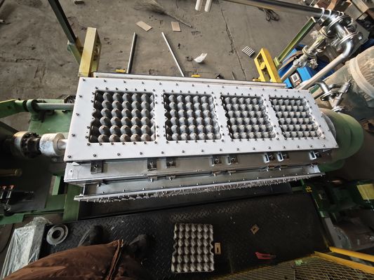 新品WANYOU自動リサイクル紙卵皿機 パルプ鋳造機 PLC制御タッチスクリーン パネル 2500-3000pcs/h