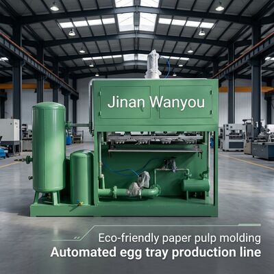 アルミ模具 45kw 1500pcs Per Hour Egg Tray Machine EggTray 生産ライン 卵皿 卵箱 靴 トレー 幼稚園 トレー PLC制御