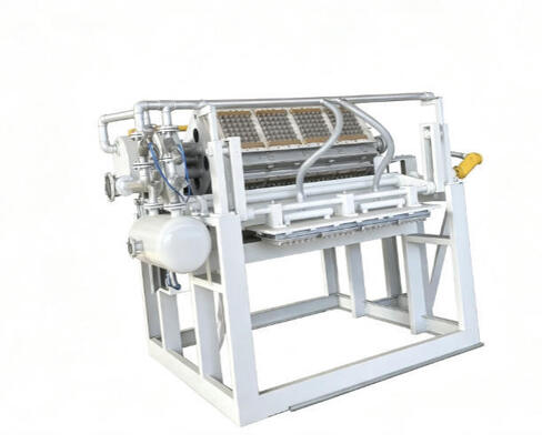 2500-5000pcs/h アップル トレイ 紙 卵 トレイ マシン 卵 カートン 生産ライン 省エネ PLC 制御